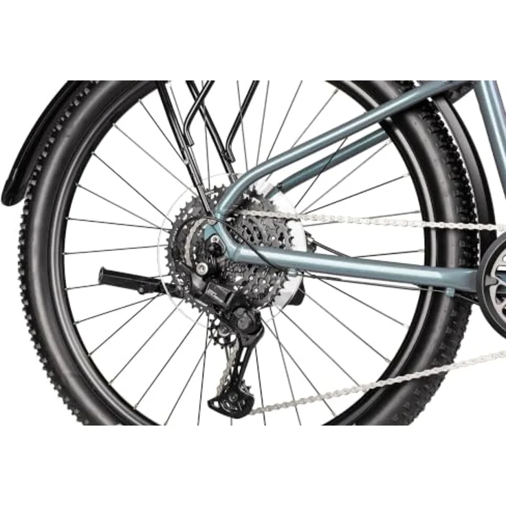 Axess Brash DX 27.5, Mountainbike mit SR Suntour Federgabel und hydraulischen Scheibenbremsen, Blau – Bild 7