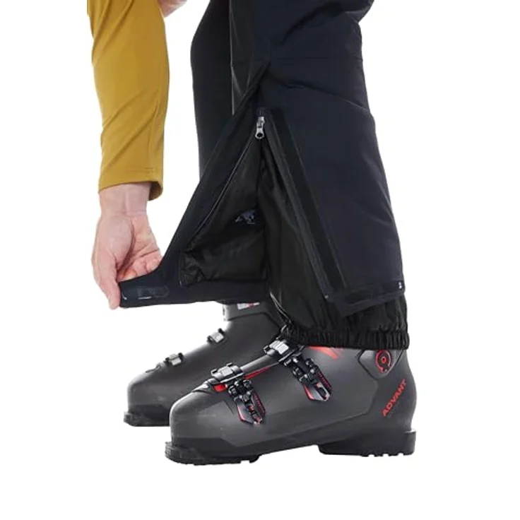 Killtec Enosh, Herren Skihose, wasserabweisend mit 10.000 mm Wassersäule, atmungsaktiv, schwarz, XXL – Bild 7