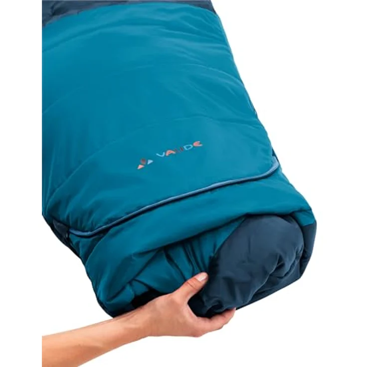 VAUDE Alpli Adjust 400 II Syn, Schlafsack für Kinder ab 3 Jahre, körperbetonter Mumienschnitt, für Körpergröße bis 105 cm – Bild 4