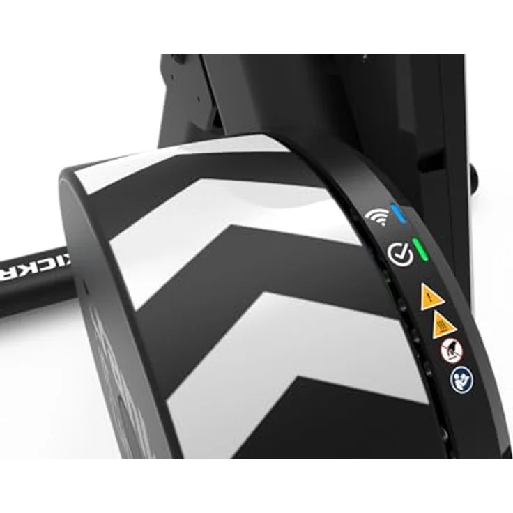 Wahoo Fitness KICKR CORE 2 ZWIFT COG and Click, Ergometer mit WLAN-Konnektivität und virtuellem Schalten, Orange, 3. Generation – Bild 5