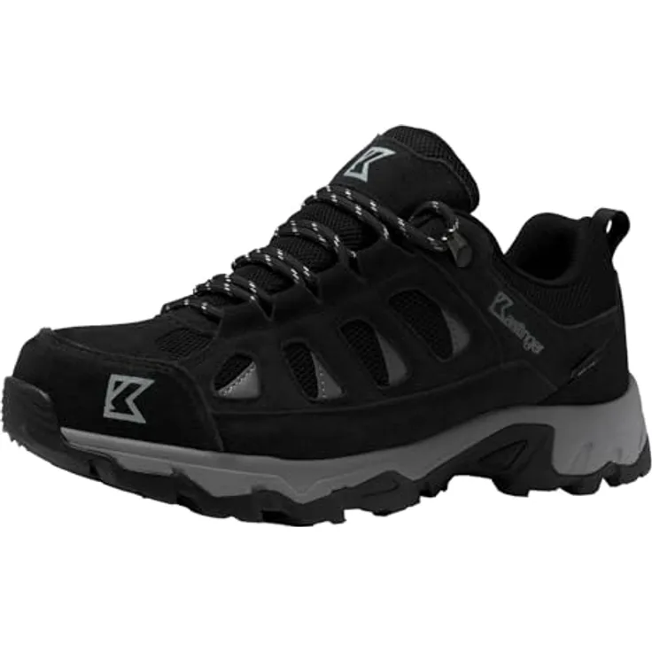 Kastinger Wanderschuhe Leder, robuster Schuh mit Gummizug-Schnürung und wechselbarer Innensohle