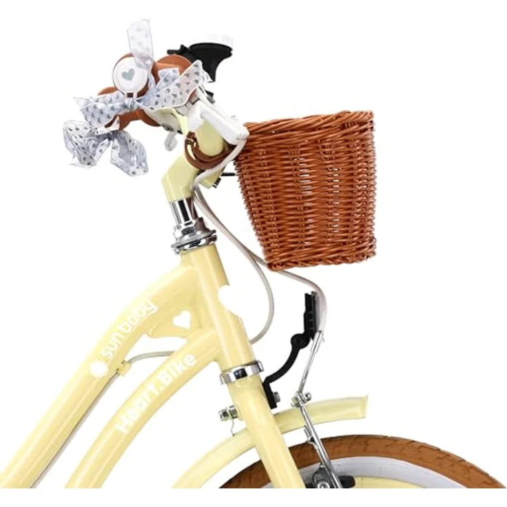 Sun Baby Kinderfahrrad SUN BABY Heart Bike 16 Zoll mit Stützrädern, Butter Yellow, für Kinder bis 50 kg – Bild 3