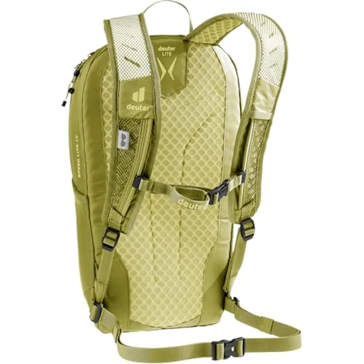 deuter Speed Lite 13 leichter Wanderrucksack, Lite- Rückensystem, ergonomisch geformte Schulterträger, rot – Bild 4