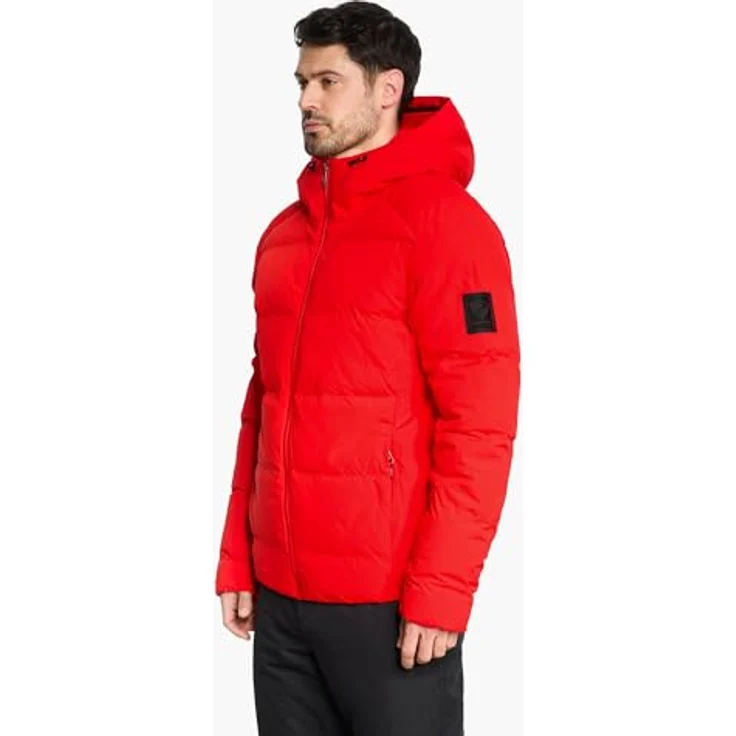Ziener Herren TYERS-Z Ski-Jacke, warm, atmungsaktiv, wasserdicht, mit Comfortemp® Wattierung, rot – Bild 4