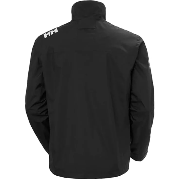 Helly Hansen Crew 2.0 Jacke, wasserabweisende Segeljacke aus strapazierfähigen Materialien, Schwarz S – Bild 3