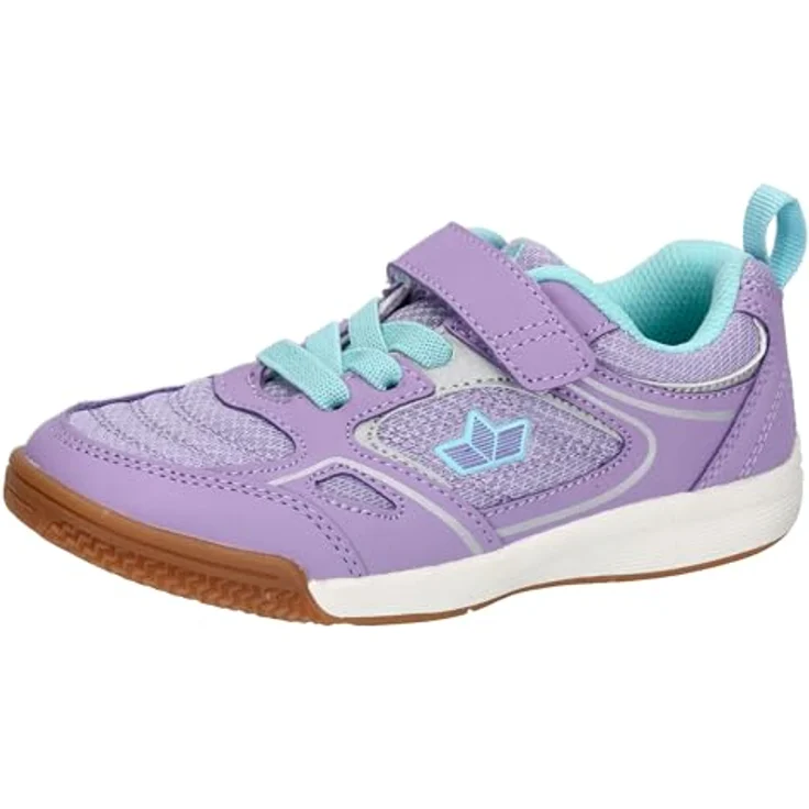 Lico Racine VS Laufschuhe für Mädchen, lila/türkis, Klettverschluss, atmungsaktiv, non marking Gummi Laufsohle – Bild 1