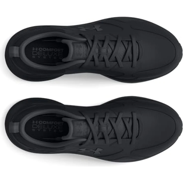 Under Armour Charged Edge Herren Fitnessschuhe, Atmungsaktive Sneaker mit Charged Cushioning® in schwarz, Schuhgröße 43 EU – Bild 2