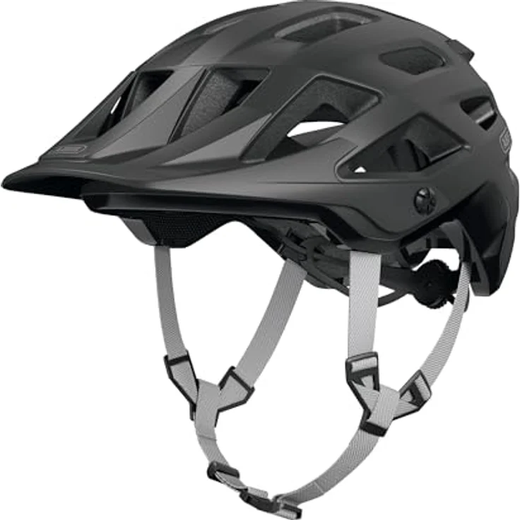 ABUS MTB-Helm Moventor 2.0, leichter All-Mountain-Helm mit guter Belüftung und Zoom Ace Verstellsystem, Schwarz, M – Bild 4