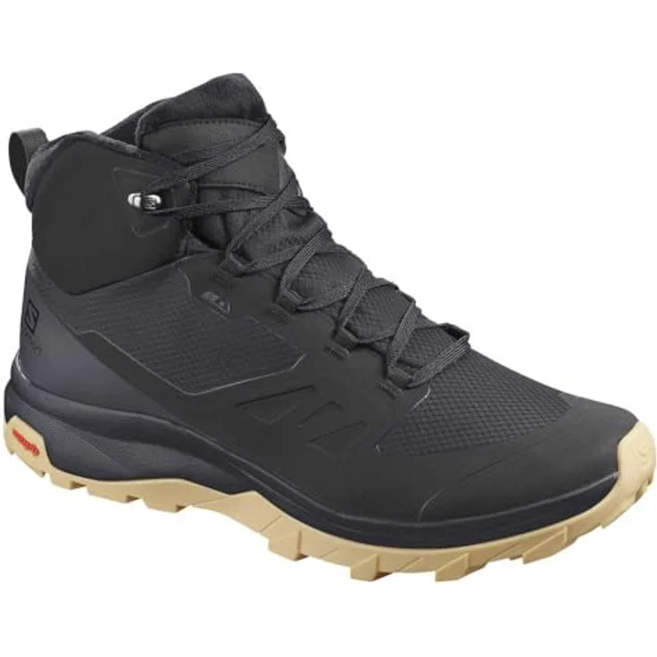 Salomon OUTsnap CSWP M, Wasserdichter und wärmender Wanderschuh mit CONTAGRIP®-Sohle, schwarz – Bild 1