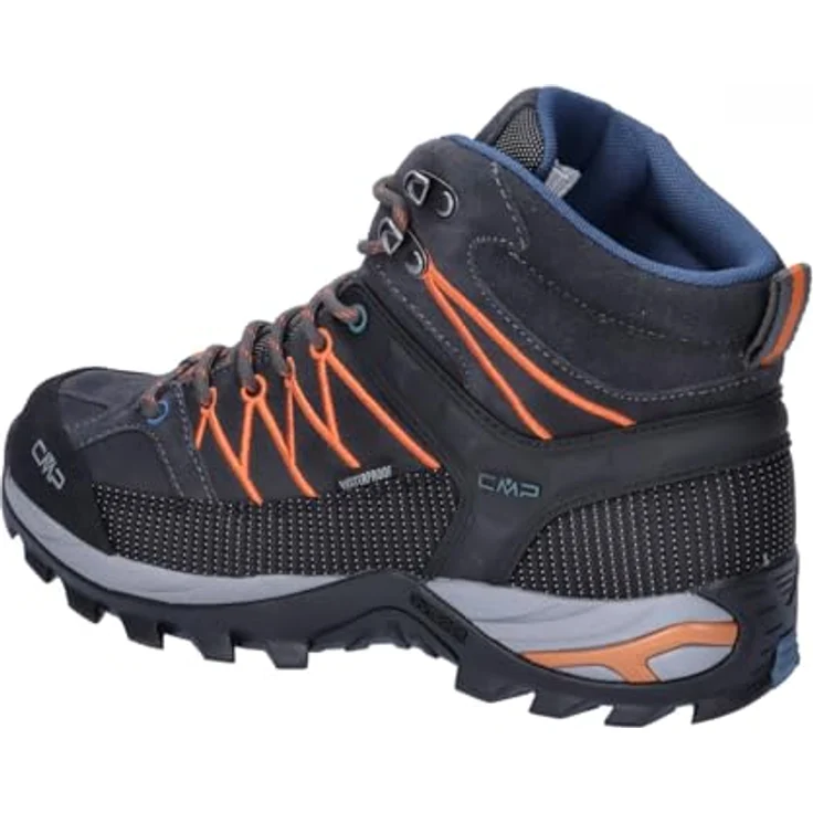 CMP Rigel Mid Herren-Trekkingschuhe, zuverlässige Wanderschuhe für hohen Komfort und Funktionalität, grau – Bild 3