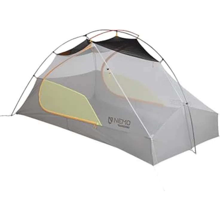 Nemo Equipment Mayfly Osmo 2P, ultraleichtes Kuppelzelt für 2 Personen, 1.37 kg, wetterbeständig mit PU-Beschichtung