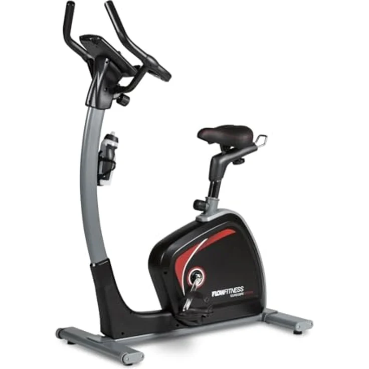 Flow Fitness Turner DHT2500i Heimtrainer - 32 Trainingsstufen - Herzfrequenzfunktion - Schwarz – Bild 2