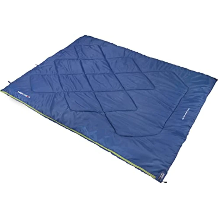 High Peak Ceduna Duo Schlafsack blau, mit BIONIC-FINISH ECO Imprägnierung und separierbarer Ober- und Unterseite – Bild 2