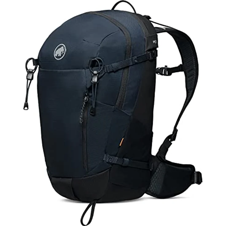 Mammut Lithium 25 Damen, Wanderrucksack mit 25 L Volumen, marine-schwarz, recycled Materialien, integrierte Regenhülle, Trekkingstock-Halterung – Bild 1