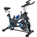ArtSport Heimtrainer Fahrrad RapidPace mit 10 kg Schwungrad - Hometrainer inkl. Riemenantrieb & stufenloser Widerstand - Speedbike mit LCD Display
