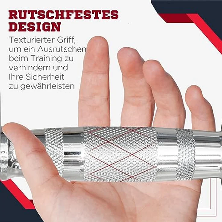 HOMCOM Hexagon Kurzhanteln 2er Set Gusseisen Hanteln Griff gerändelt Hantel Set Kurzhantelset Gewichte Metall Gummi schwarz 2 x 6 KG – Bild 4