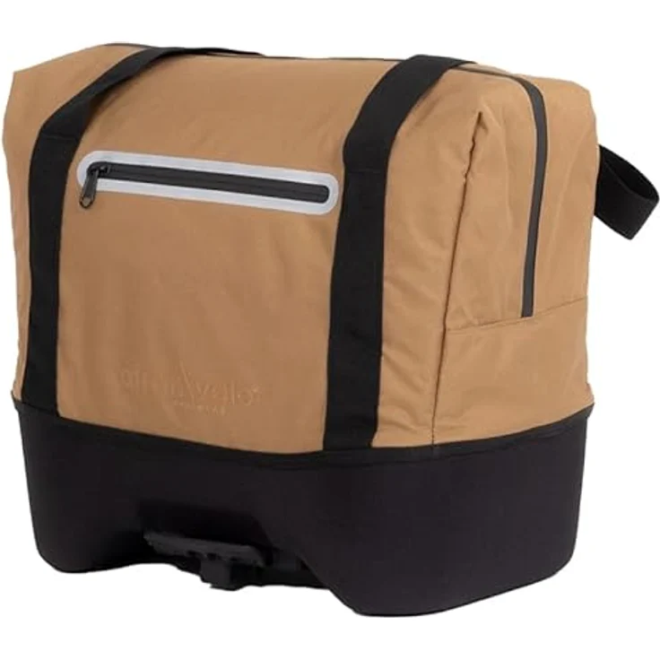 AtranVelo Beat Top Bag, Gepäckträgertasche mit 27 l Volumen, wasserresistent, kastanienbraun – Bild 2
