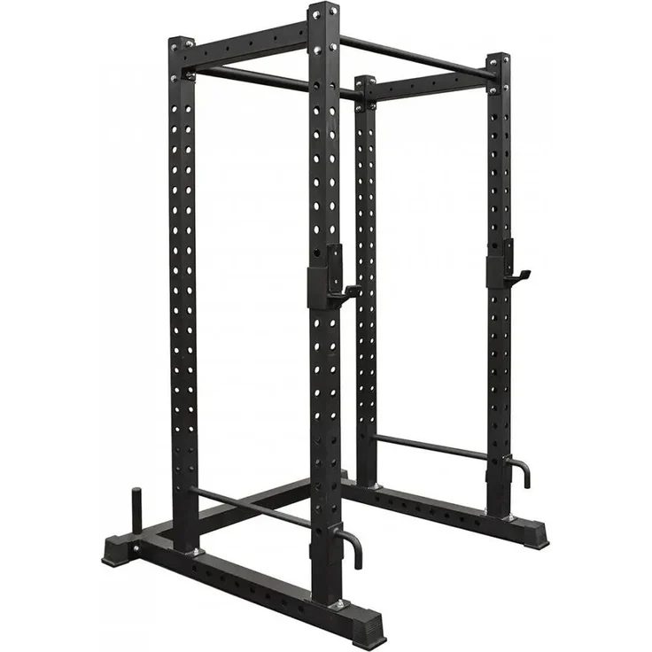 Fitcom Power Rack Pro, massives Squat Cage für kommerziellen Einsatz mit Klimmzugstange und Safety Bars