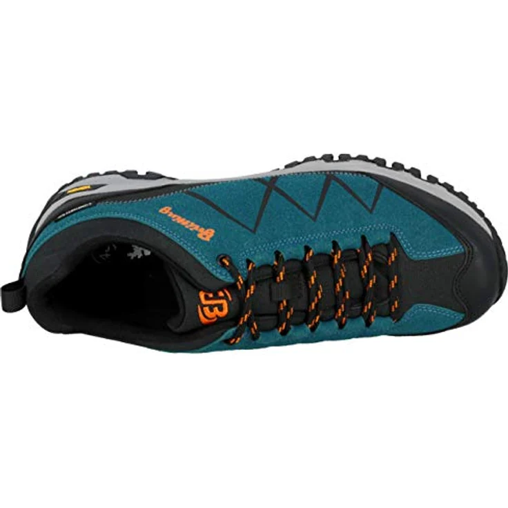Brütting Kansas, Herren Wanderschuhe, robustes Synthetik-Obermaterial, farblich grün, Größe 44 – Bild 6