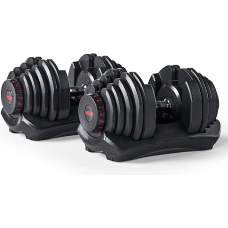 BowFlex SelectTech 1090i, verstellbare Hanteln (Paar) mit individuell einstellbarem Gewicht bis 40 kg – Bild 1