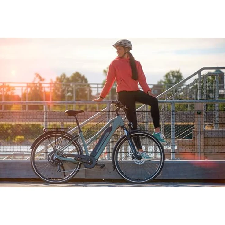 Fischer E-Bike Trekking Active VIATOR 2.1, Elektrofahrrad mit 459Wh Akku, Heckmotor 50Nm, 8 Gänge, 90 Lux LED-Lichtanlage, RH 45 – Bild 3