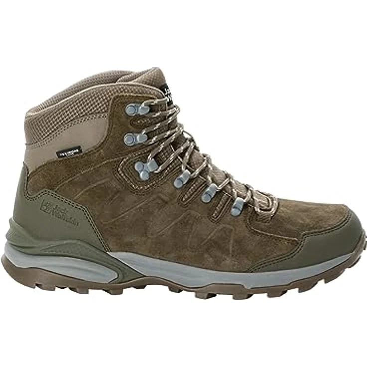 Jack Wolfskin REFUGIO TEXAPORE MID M, robuster Hikingschuh aus Veloursleder mit hervorragendem Tragekomfort – Bild 1