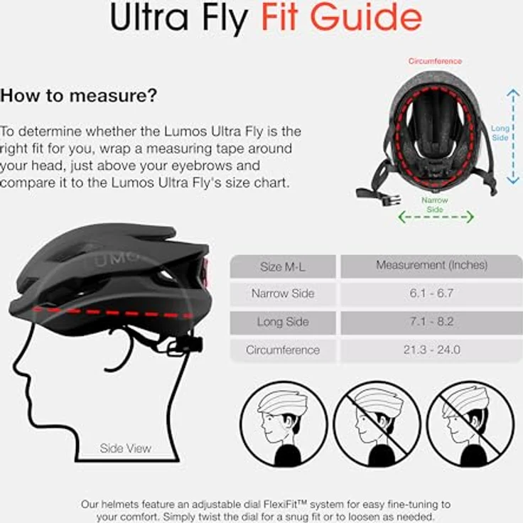Lumos Ultra Fly, Velohelm (54 - 61 cm) mit In-Mold Polycarbonate Schale, leichtem Gewicht von 245 g und optimierter Belüftung – Bild 5