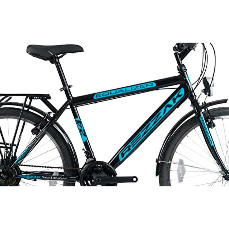 Rezzak 24 Zoll Fahrrad Jungenfahrrad Kinderfahrrad Herren Rad City Fahrrad 21 Gang schwarz Blau - Neu -045 – Bild 2