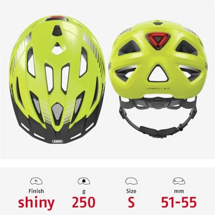 Abus Urban-I 3. 0 Signal yellow 51 - 55 cm – Bild 4