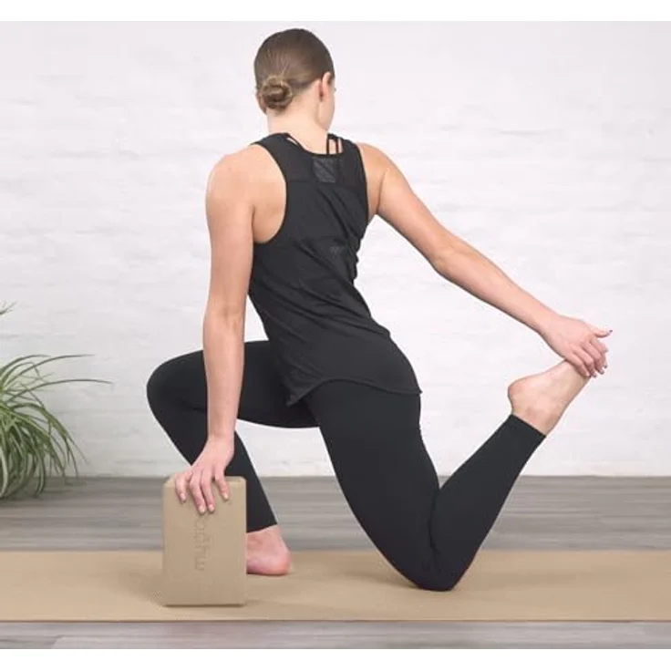 Myga Yoga Block, Rutschfest & Leicht, 23 cm x 14,5 cm x 7,7 cm, Ideal für Yoga und Pilates, Unterstützung für Anfänger & Fortgeschrittene – Bild 2