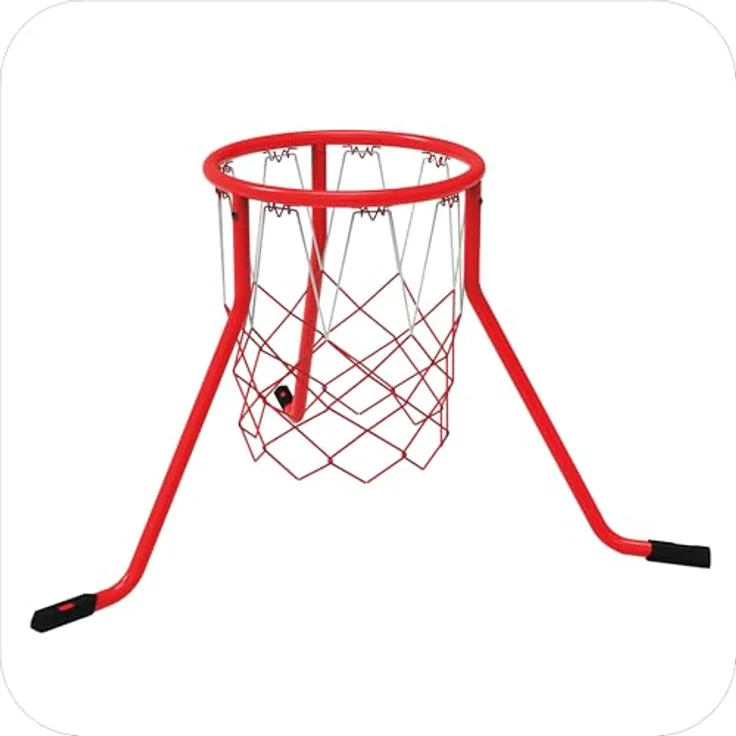 EzyRoller Basketballkorb Outdoor Kinder Basketball Korb Aufsteller Dreibein rot