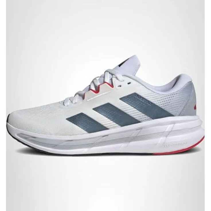adidas Laufschuhe JQ5081 für Herren, atmungsaktiv, neutral, Cloud White/Core Black/Pure Ruby – Bild 10