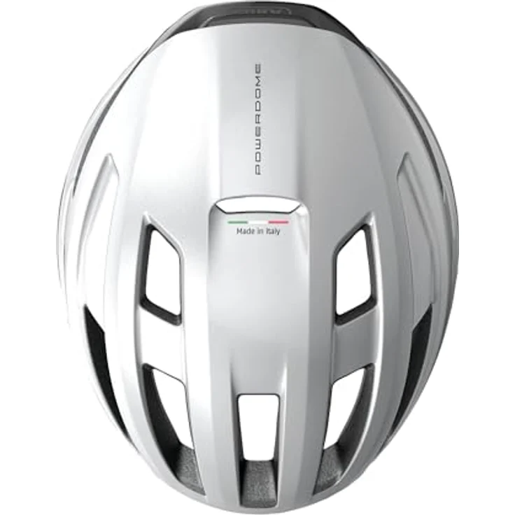 ABUS Rennradhelm PowerDome MIPS - leichter Fahrradhelm mit cleverem Belüftungssystem und Aufprallschutz - Italy - Silber, Größe L - für Damen und Herren – Bild 4