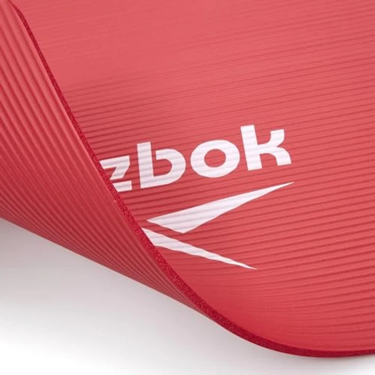 Reebok Training Mat - 7mm Schaumstoffpolsterung, griffige Oberfläche, rot – Bild 5