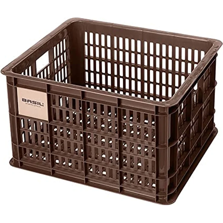Basil Crate M, Velokorb aus 95 % recyceltem Kunststoff, 29 l, geeignet für Frontträger und MIK-Adapter, leicht – Bild 1