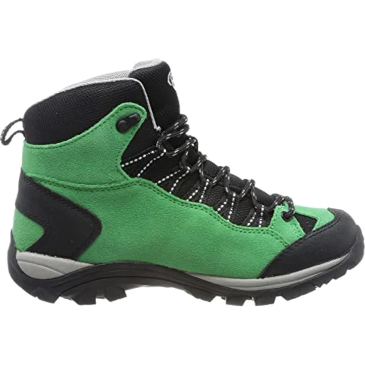 Brütting Mount Bona High, Damen Wanderschuhe aus Veloursleder mit regulierbarer Schnürung, Grün – Bild 4