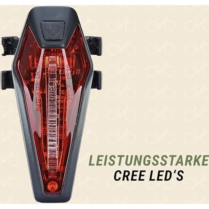 Prophete LED USB-Akkurücklicht, Fahrradbeleuchtung mit hoher Sichtbarkeit – Bild 4