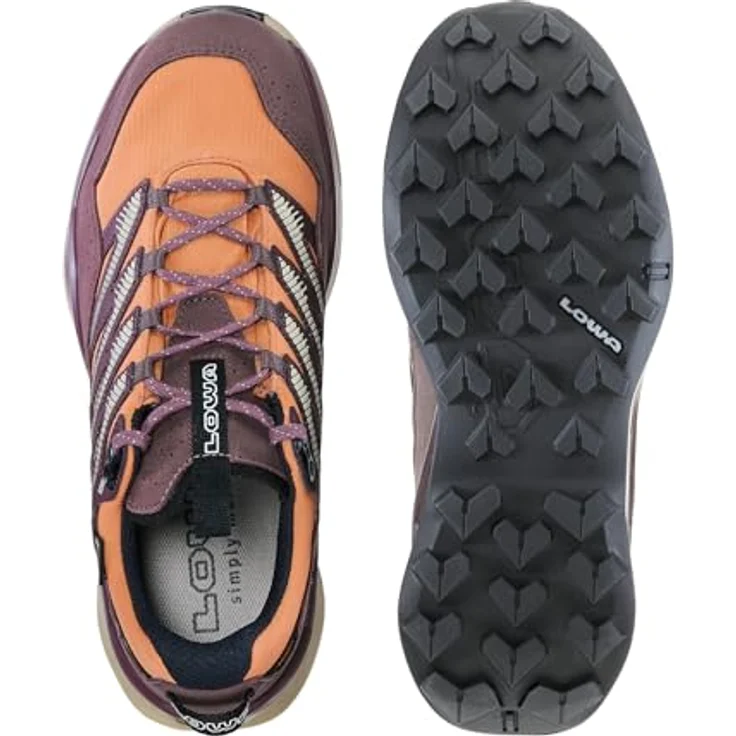 Lowa Maddox Pro GTX Lo Damen Trekkingschuhe, wasserdicht, sportlich und flexibel, Größe 41 EU, grau – Bild 6