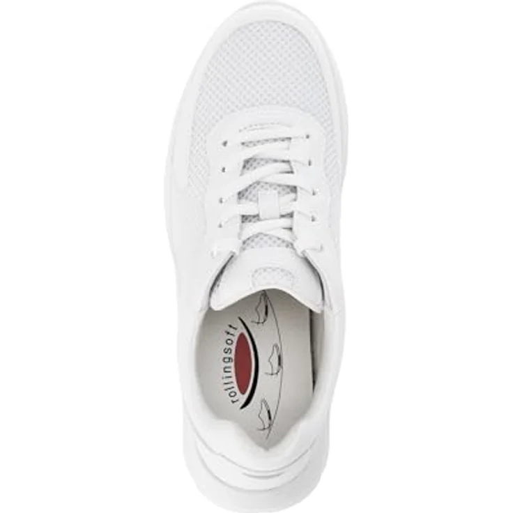 ROLLINGSOFT Sneaker low 66.923.10, Laufschuhe mit Mesh-Obermaterial, flexibler Laufsohle und Wechselfußbett, weiss – Bild 6