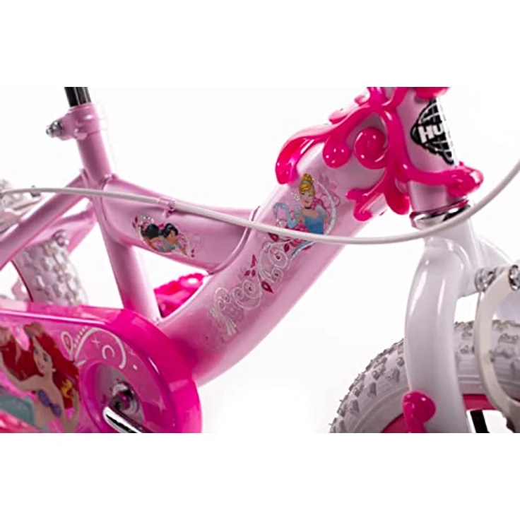 Huffy Disney Prinzessinnen Kinderfahrrad, 16 Zoll mit Puppensitz, geeignet für 105-117 cm, rosa – Bild 6