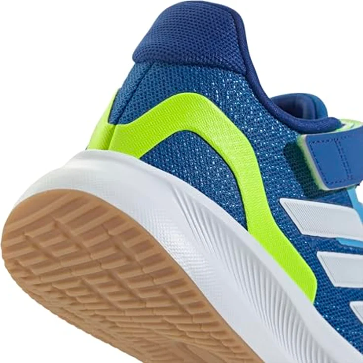adidas Runfalcon 5 EL C, Kinder Laufschuhe mit Cloudfoam-Dämpfung und elastischen Schnürsenkeln, navy/navy – Bild 3