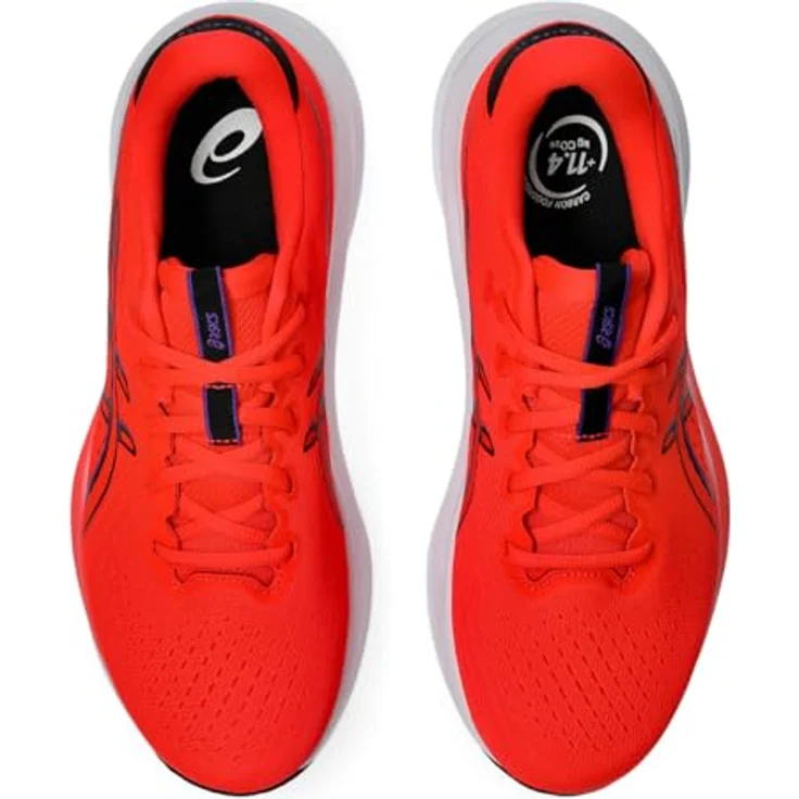 ASICS Gel Excite 11, Straßenlaufschuhe für Herren, leichtes Design, Flash Red/Black – Bild 8