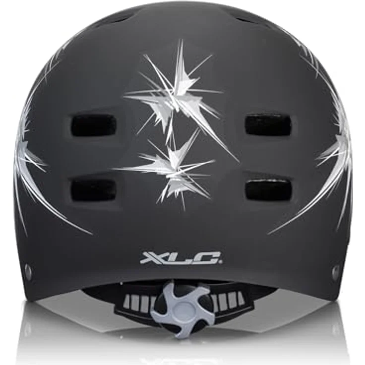 XLC Helm Urban BH-C22 Unisize 53-59 cm mattschwarz Spikes – Bild 3