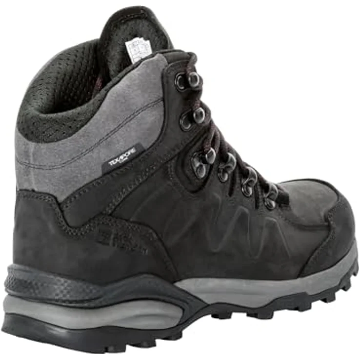 Jack Wolfskin Refugio Prime Texapore Mid W, Damen Wanderschuhe, wasserdicht und atmungsaktiv, Schwarz, Größe 41 – Bild 3