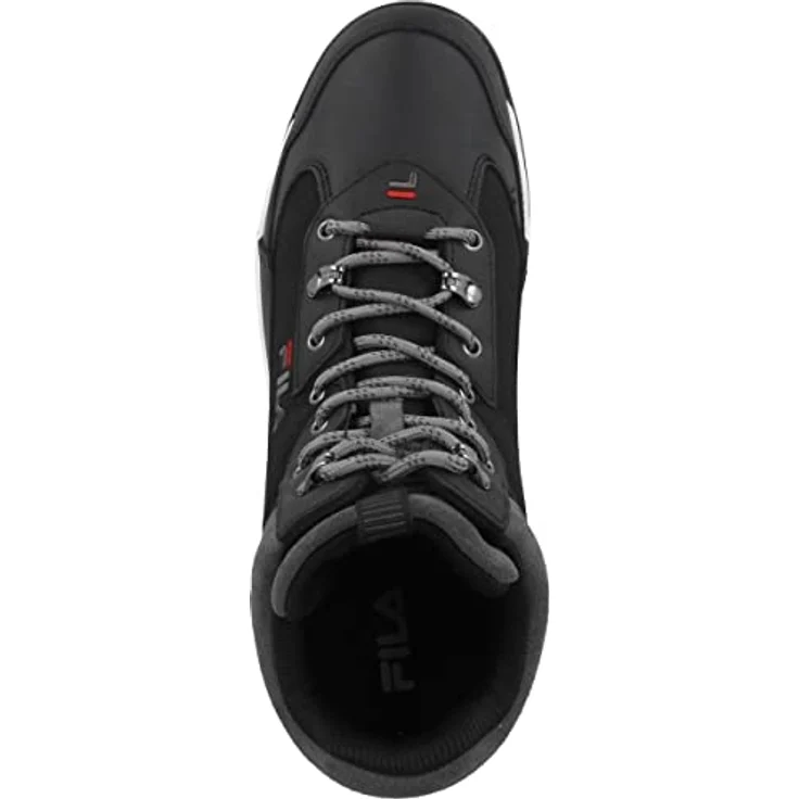 FILA Alpha Herren Wanderschuhe, sportliche Outdoor-Stiefel mit gepolsterter Zwischensohle, schwarz, Größe 44 – Bild 2
