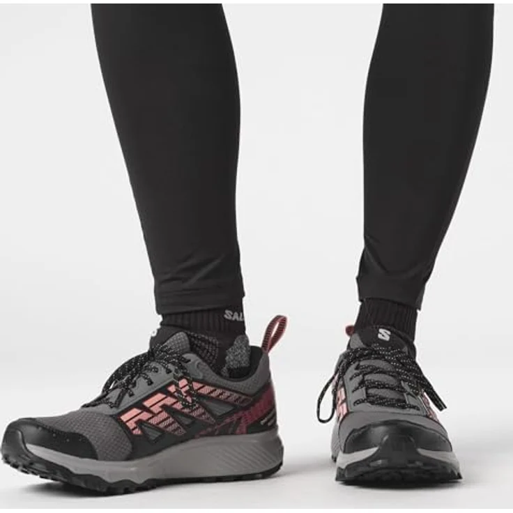 Salomon WANDER GORE-TEX Wanderschuh, wasserdicht mit Trailrunning-Sohle für besseren Grip, grau – Bild 2