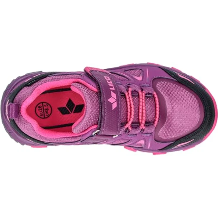 Lico Allen VS 28, Outdoorschuh mit wasserdichter Comfortex-Klimamembrane und elastischen Schnürsenkeln, Schwarz – Bild 5