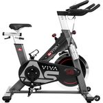 AsVIVA Speedbike Indoor Cycle & Speedbike AsVIVA S8 Pro APP-Bluetooth, Indoor Rennrad mit 25 kg Schwungmasse, Schwarz