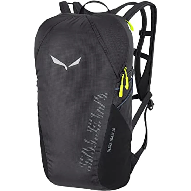 Salewa Ultra Train 18L Rucksack, 46 cm, schwarze Wanderrucksack aus 100% Polyamid – Bild 1