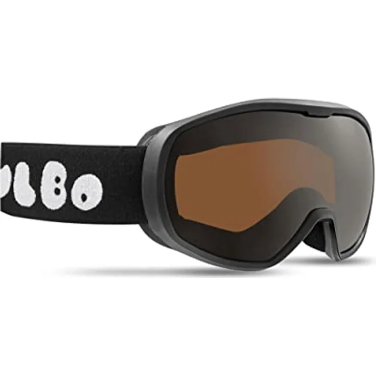 Julbo Kinder Spot, Skibrille für Kinder mit optimalem Sichtfeld, schwarz